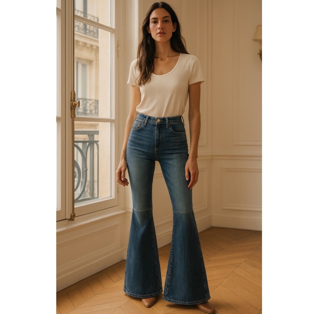 Frank & Eileen Pieced Flare Jeans Size 31